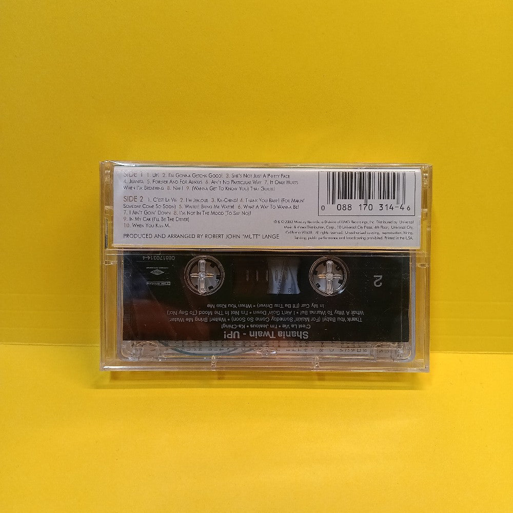 Shania Twain - Up! - 2002 - 088 170 314-4 - New - Sealed - Cassettes
