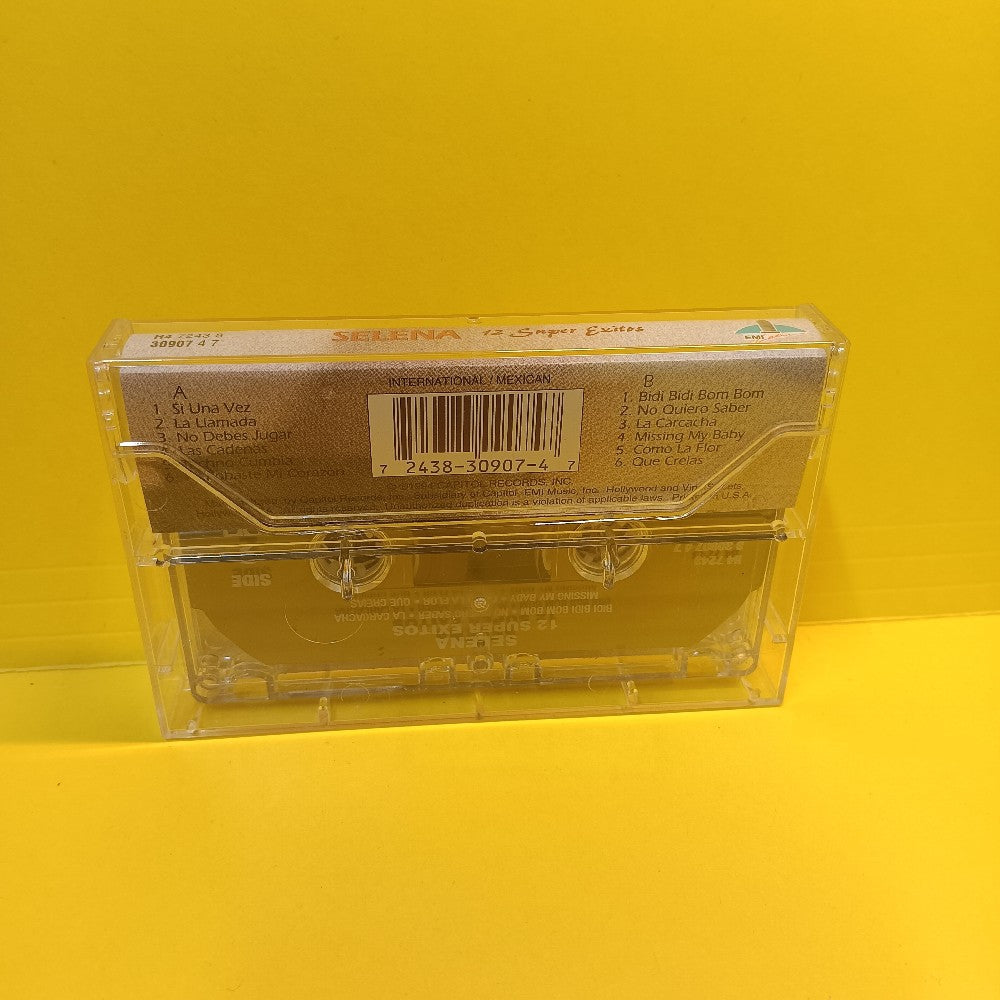 Selena - 12 Super Exitos - 1994 - H4 7243 8 30907 4 7 - Used - EX - Cassettes