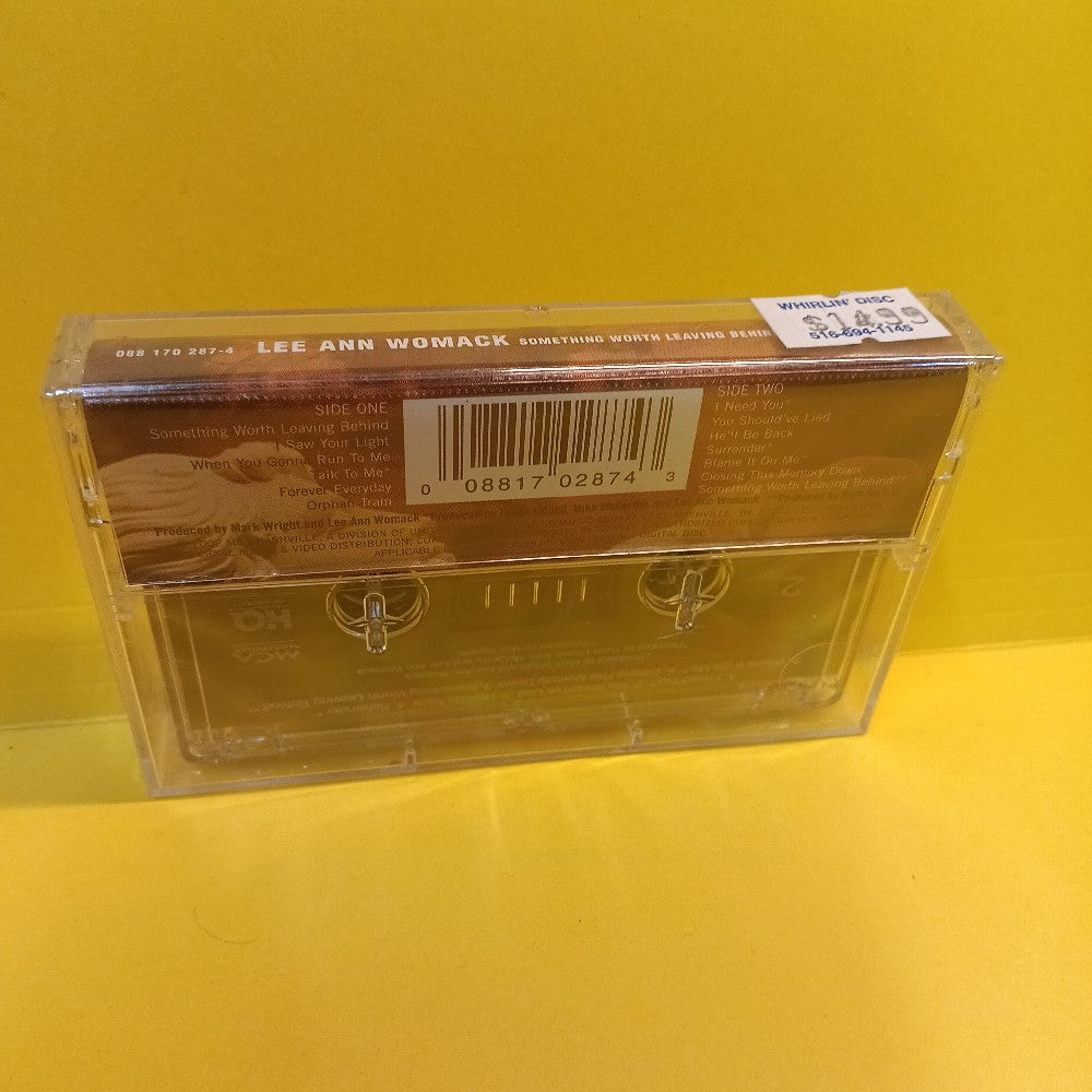 Lee Ann Womack - Something Worth Leaving Behind - 2002 - 088 170 287-4 - New - Sealed - Cassettes