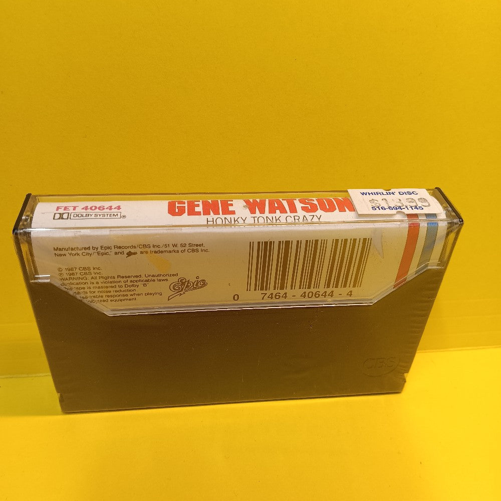 Gene Watson - Honky Tonk Crazy - 1987 - FET 40644 - New - Sealed - Cassettes