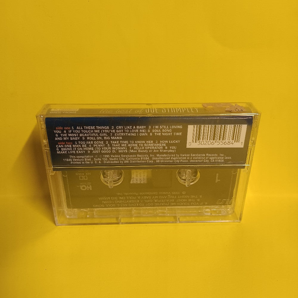 Joe Stampley - The Best Of Joe Stampley - 1995 - New - Sealed - Cassettes