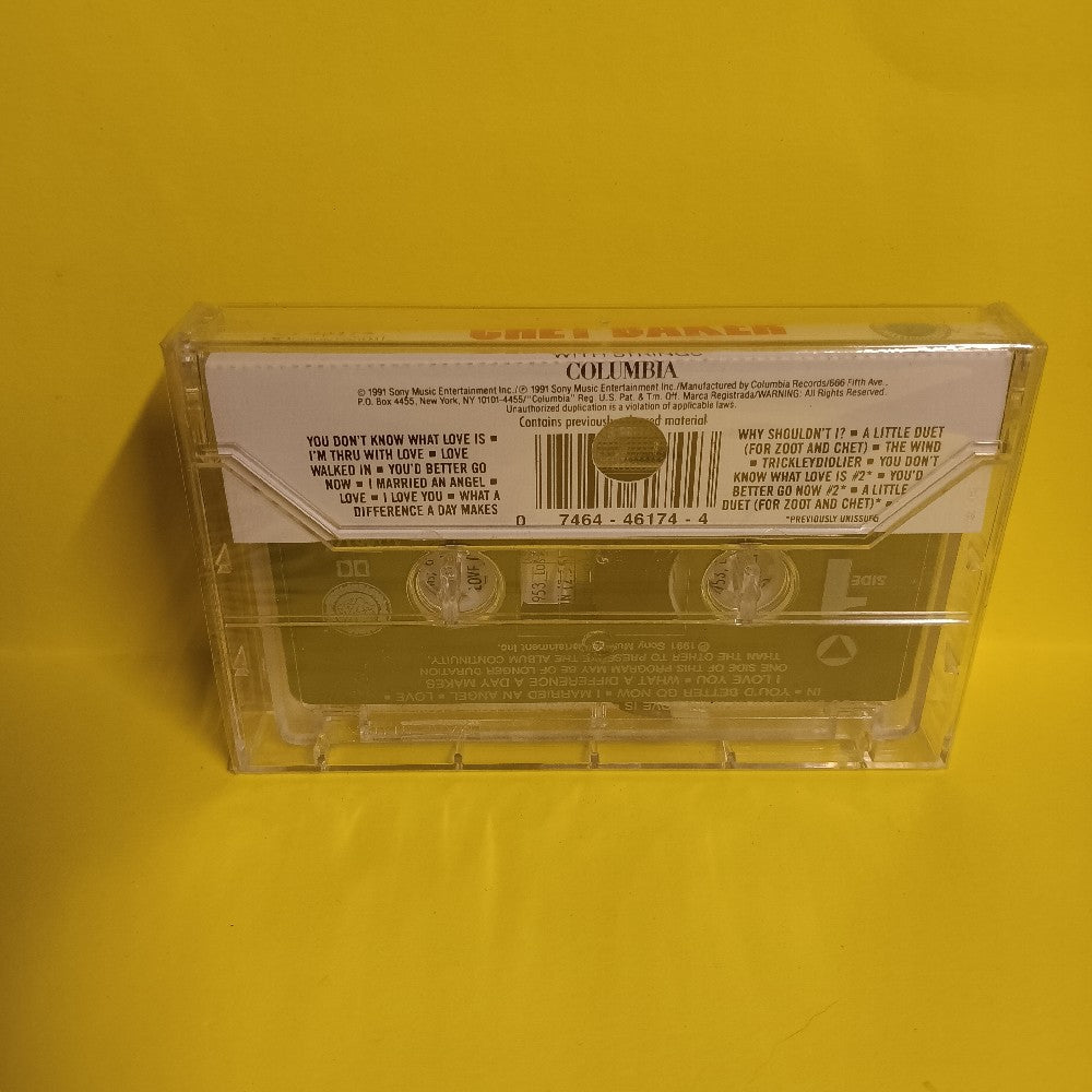 Chet Baker - Chet Baker With Strings - 1991 - CT 46174 - New - Sealed - Cassettes