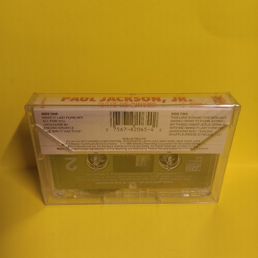 Paul Jackson Jr. - Out Of The Shadows - 1990 - 7 82065-4 - New - Sealed - Cassettes