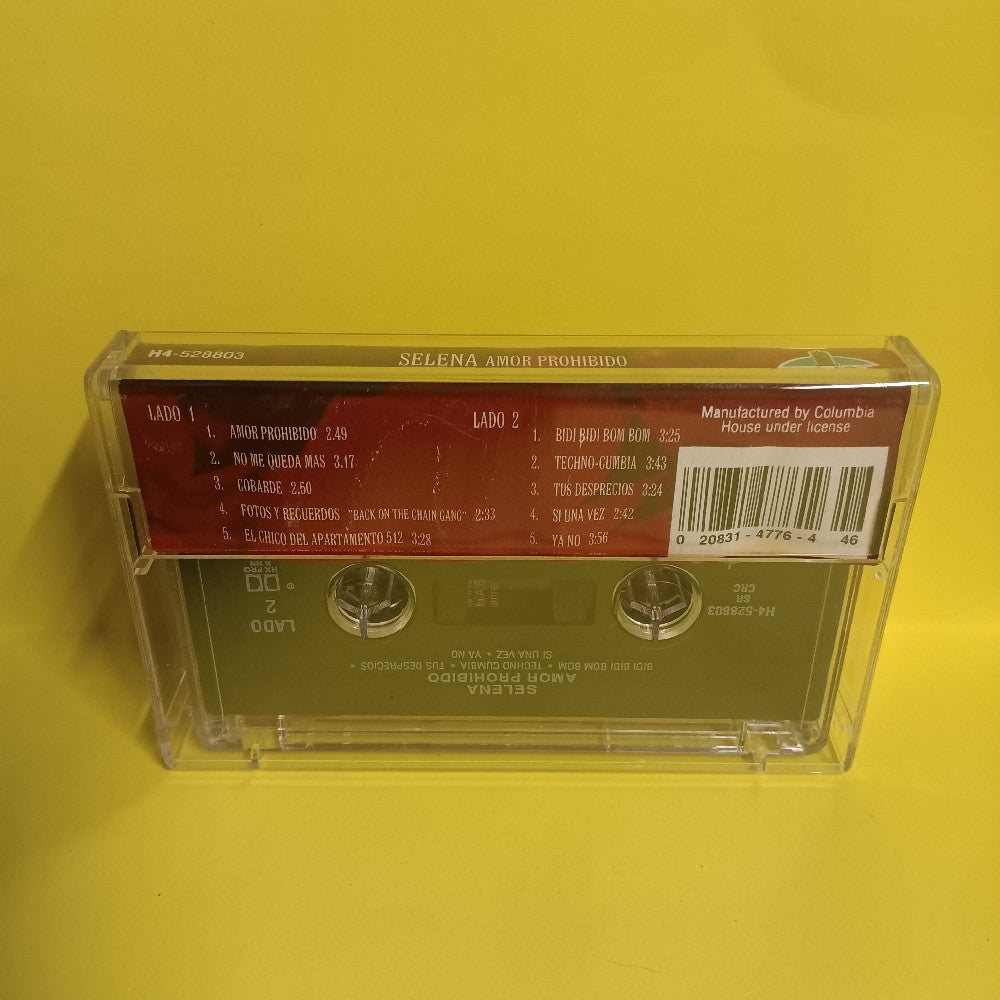 Selena - Amor Prohibido CLUB EDITION - 1994 - H4-528803 - Used - EX - Cassettes