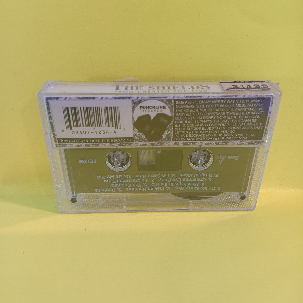 Frankie Ervin Of The Shields - You Cheated You Lied - 1988 - FE1234 - New - Sealed - Cassettes
