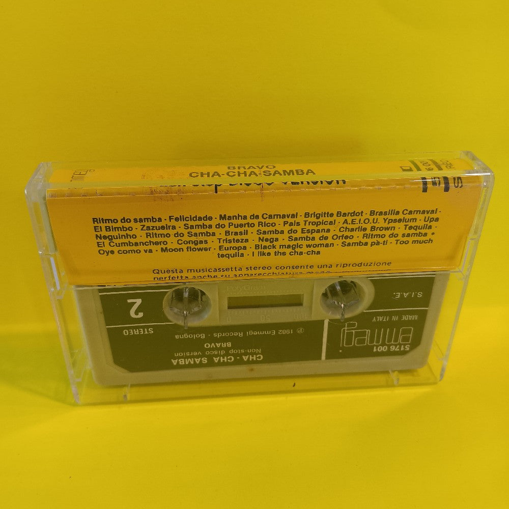 Bravo  - Cha Cha Samba Non-Stop Disco Version ITALY ITALO-DISCO - 1982 - 5176 001 - Used - EX - Cassettes