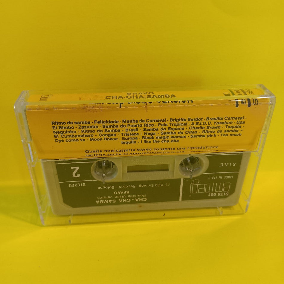 Bravo  - Cha Cha Samba Non-Stop Disco Version ITALY ITALO-DISCO - 1982 - 5176 001 - Used - EX - Cassettes