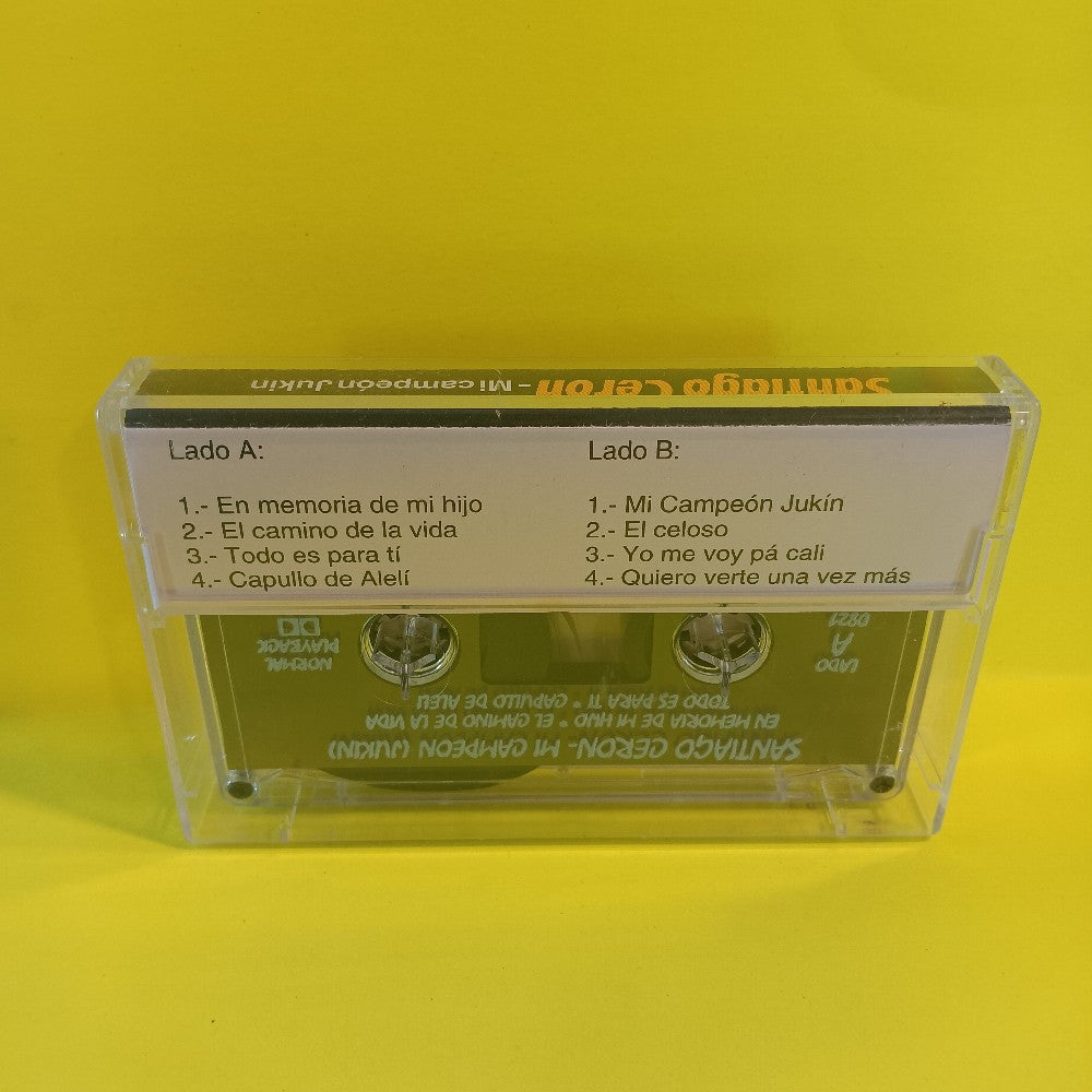 Santiago Ceron - Mi Campeon Jukin - 1994 - C-0821 - Used - EX - Cassettes