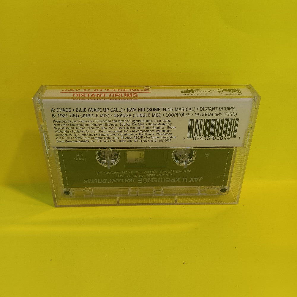 Jay-U Experience  - Distant Drums - 1995 - DRCS004 - Used - EX - Cassettes