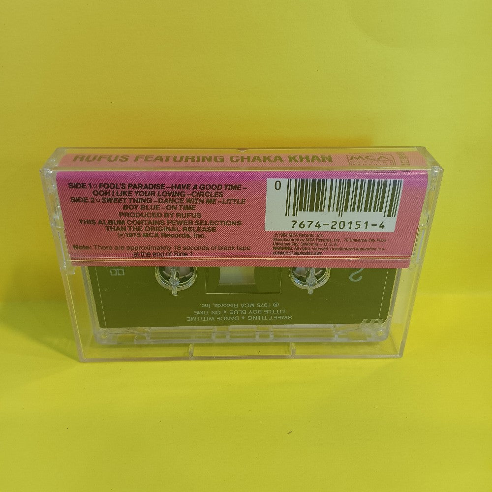 Rufus & Chaka Khan - Rufus & Chaka Khan / Self Titled - 1984 - CRC-20151 - Used - EX - Cassettes