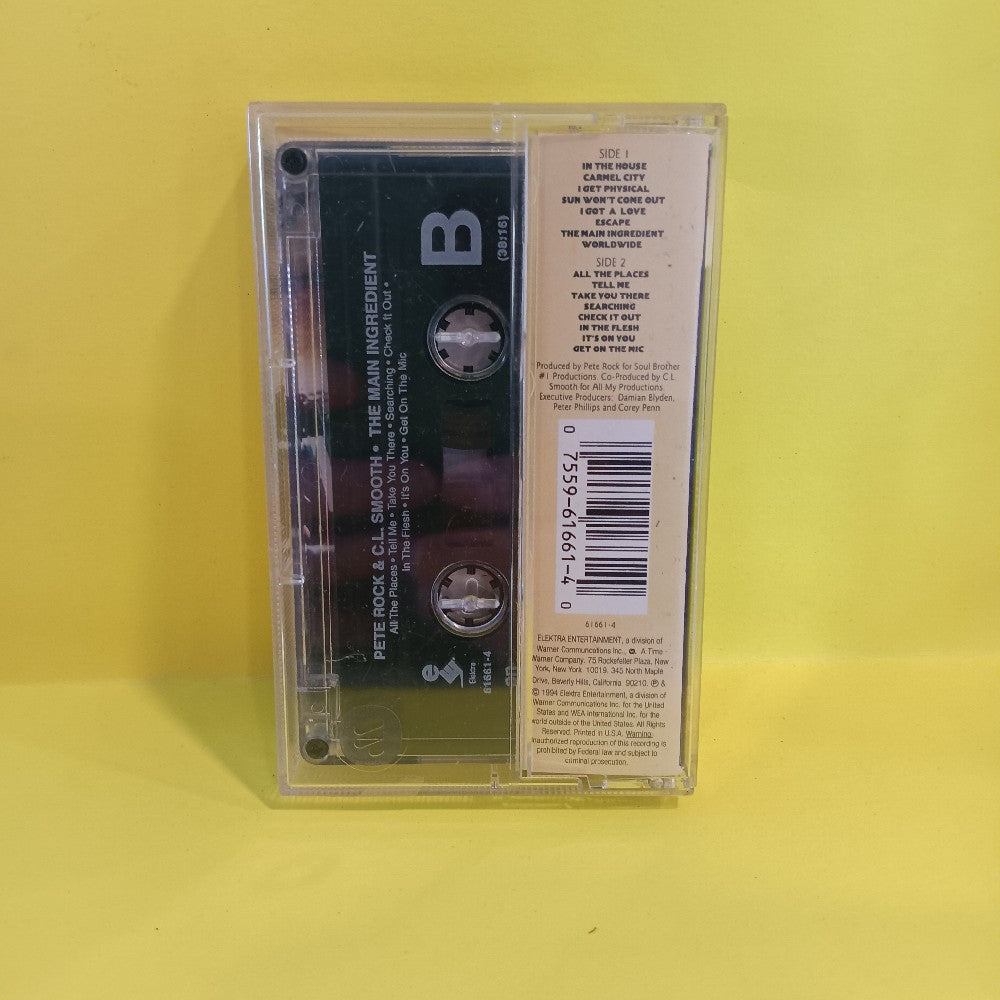 Pete Rock & C.L. Smooth - The Main Ingredient - 1994 - 61661-4 - Used - EX - Cassettes