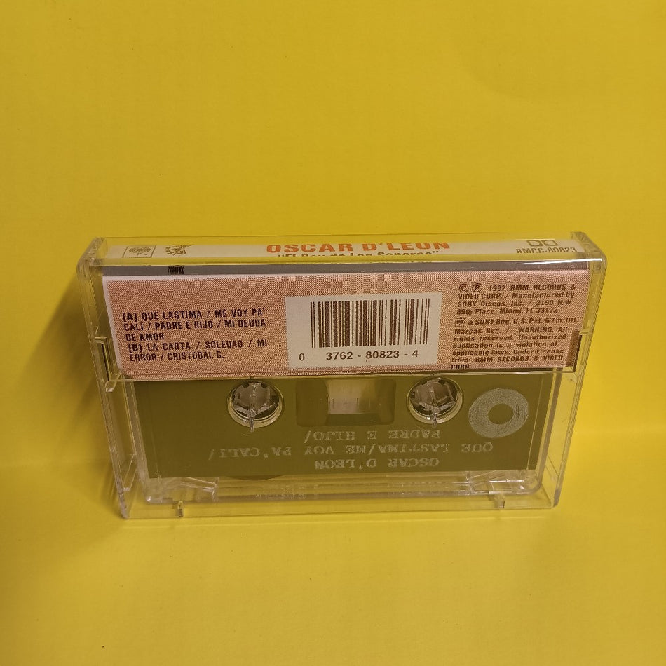 Oscar D'León - El Rey De Los Soneros - 1992 - RMMC-80823 - Used - EX - Cassettes