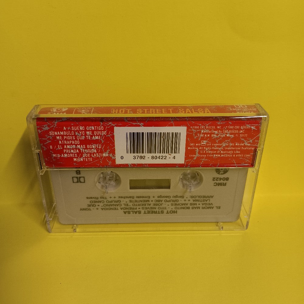 Various - Hot Street Salsa - 1990 - RMOC-80422 - Used - EX - Cassettes