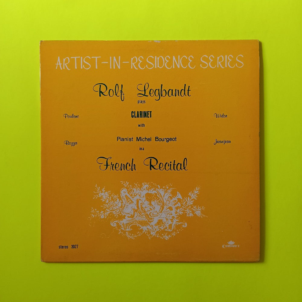 Rolf Legbandt & Michel Bourgeot - French Recital - LPS 3027 - Used - VG++ - Vinyl