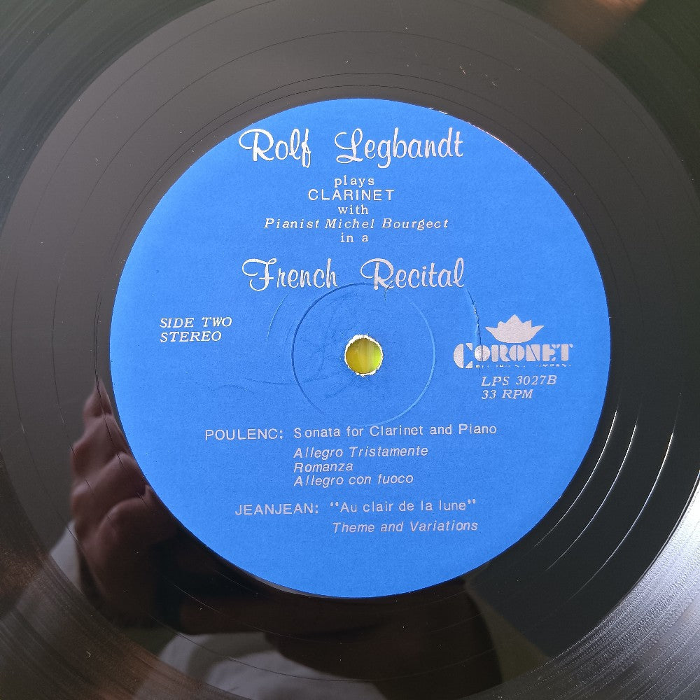 Rolf Legbandt & Michel Bourgeot - French Recital - LPS 3027 - Used - VG++ - Vinyl