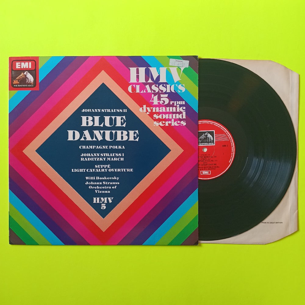 Johann Strauss II - Blue Danube UK - 1979 - HMV5 - Used - VG++ - Vinyl