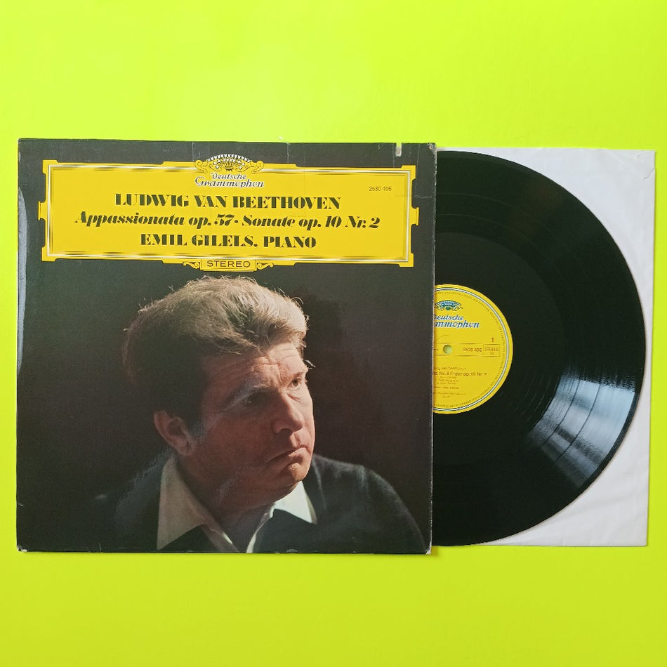Emil Gilels - Beethoven: Appasionata Op. 57 GERMANY - 1974 - 2530 406 - Used - VG++ - Vinyl