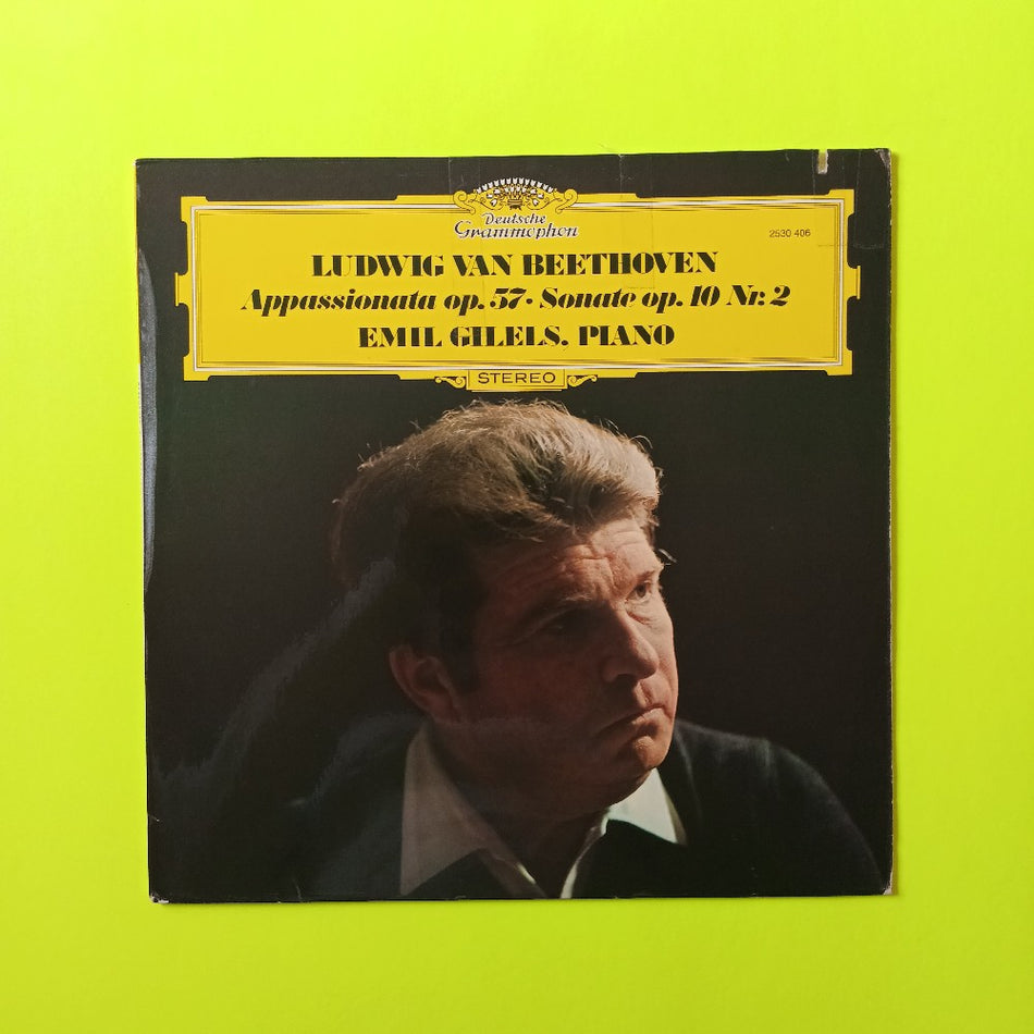 Emil Gilels - Beethoven: Appasionata Op. 57 GERMANY - 1974 - 2530 406 - Used - VG++ - Vinyl