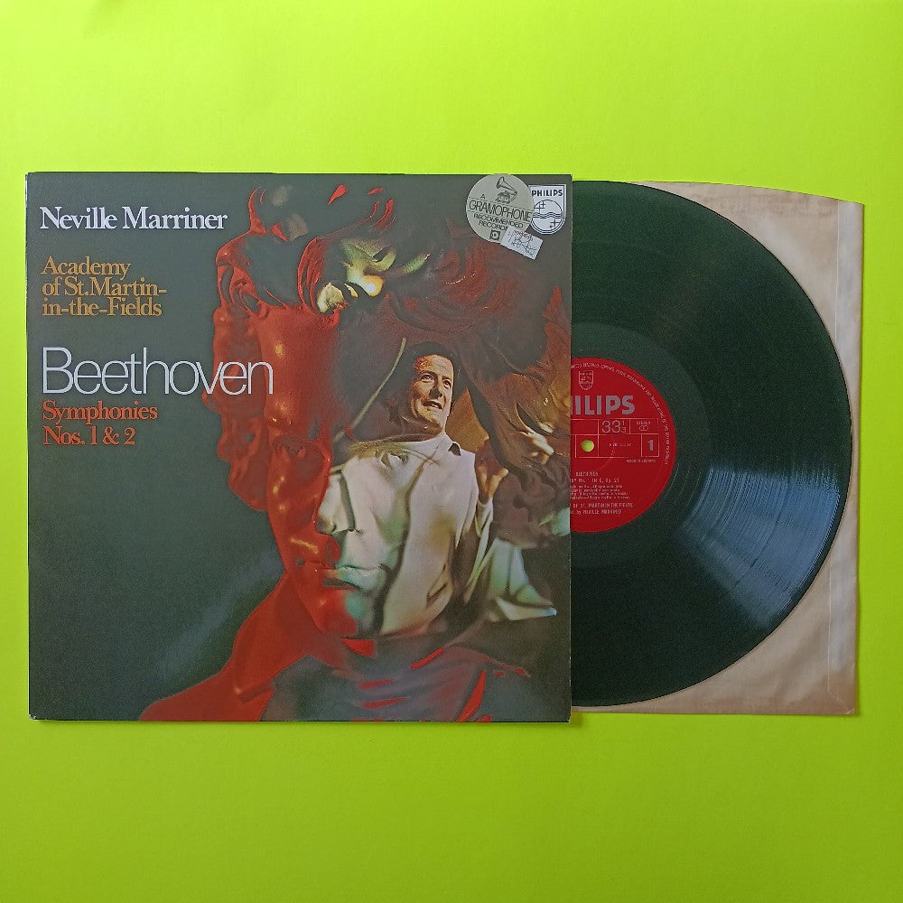 Neville Marriner - Beethoven: Symphonies Nos 1 & 2 UK - 1971 - 6500 113 - Used - EX - Vinyl