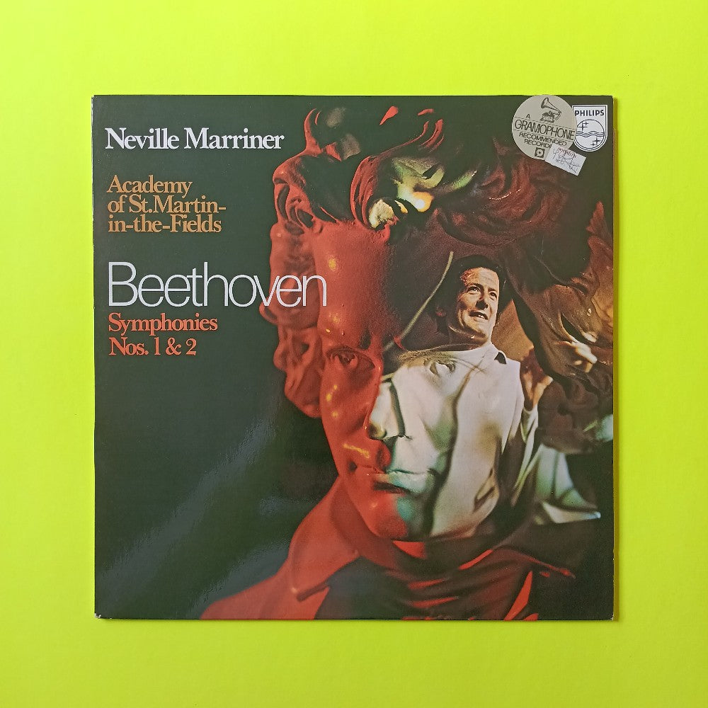 Neville Marriner - Beethoven: Symphonies Nos 1 & 2 UK - 1971 - 6500 113 - Used - EX - Vinyl