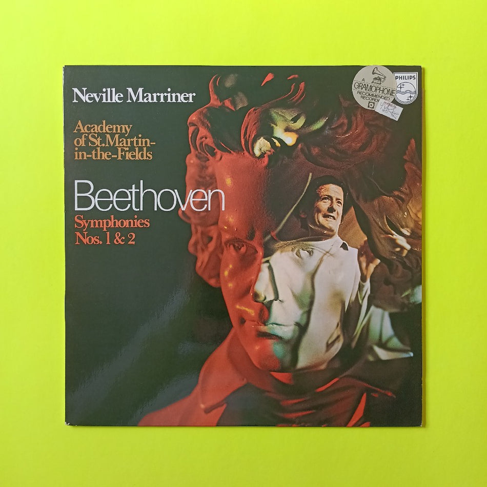 Neville Marriner - Beethoven: Symphonies Nos 1 & 2 UK - 1971 - 6500 113 - Used - EX - Vinyl
