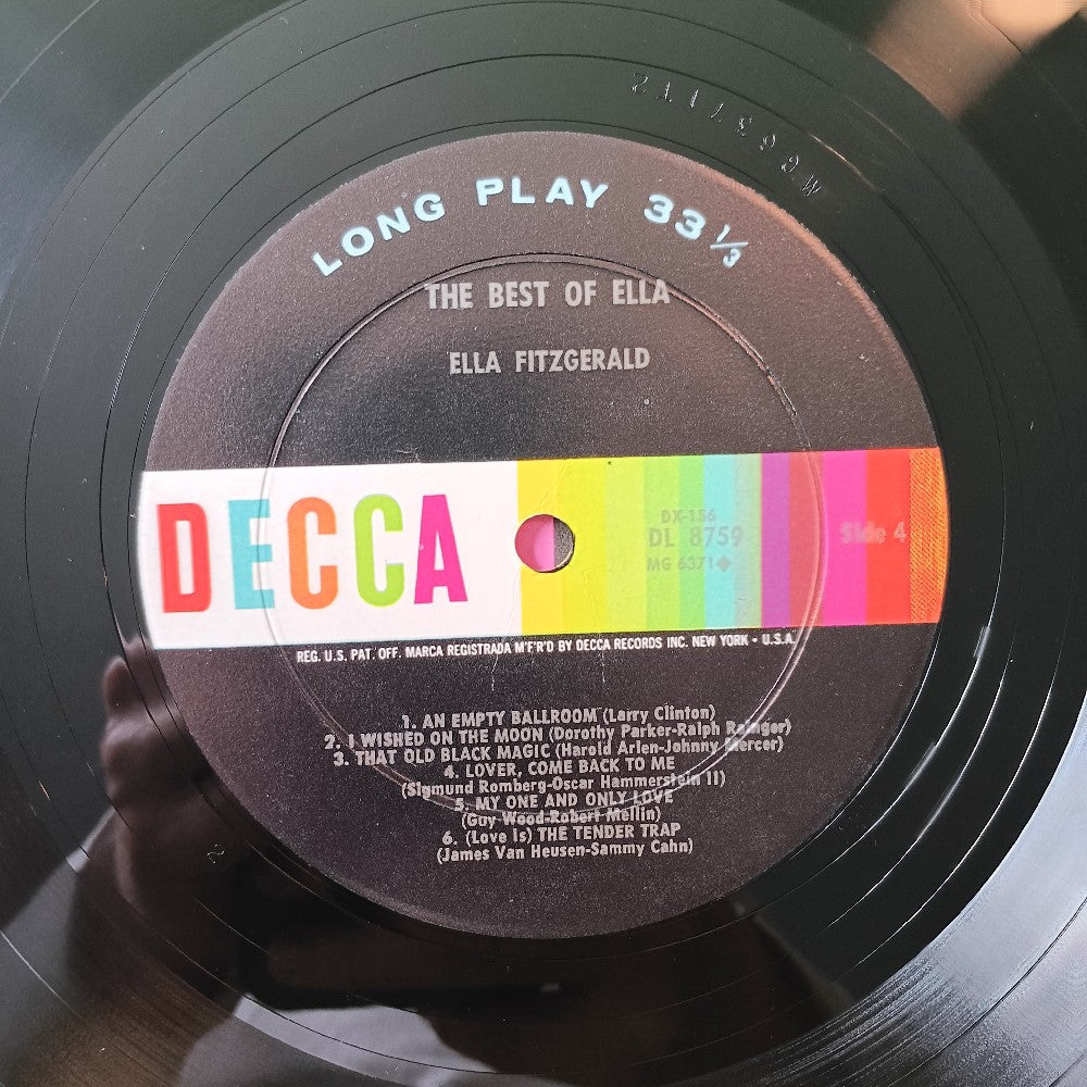Ella Fitzgerald  - The Best Of Ella MONO 2LP - 1961 - DXB-156 - Used - EX - Vinyl