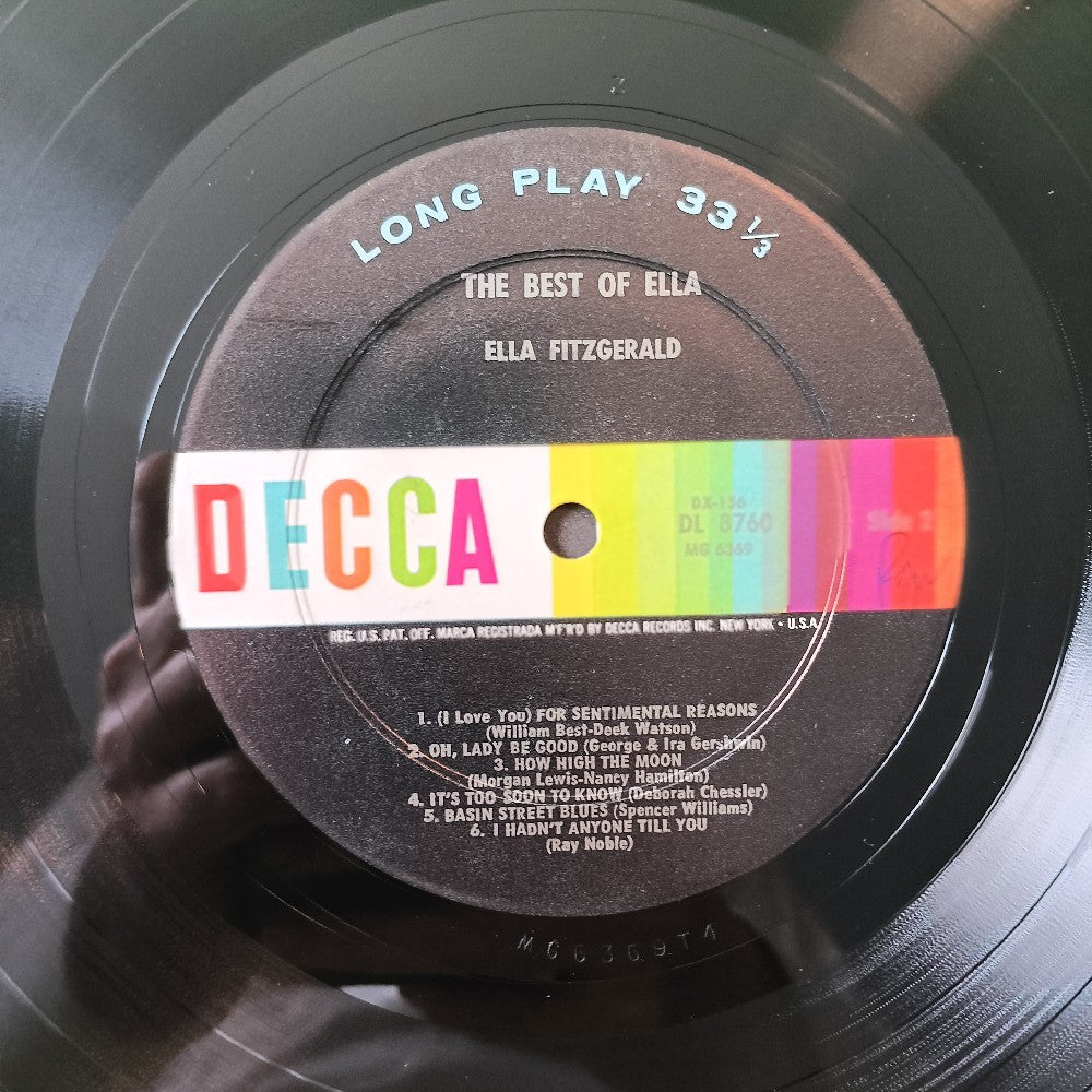 Ella Fitzgerald  - The Best Of Ella MONO 2LP - 1961 - DXB-156 - Used - EX - Vinyl