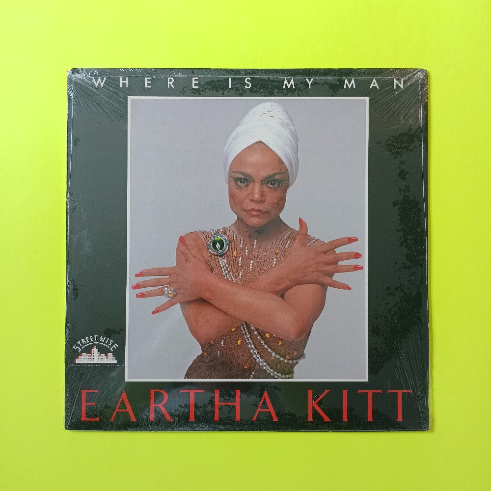 Eartha Kitt - Where Is My Man 12" - 1983 - SWRL 2217 - New - Sealed - Vinyl