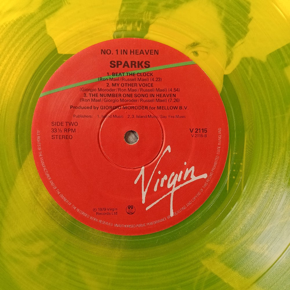 Sparks - No. 1 In Heaven UK YELLOW VINYL - 1979 - V2115 - Used - VG++ - Vinyl