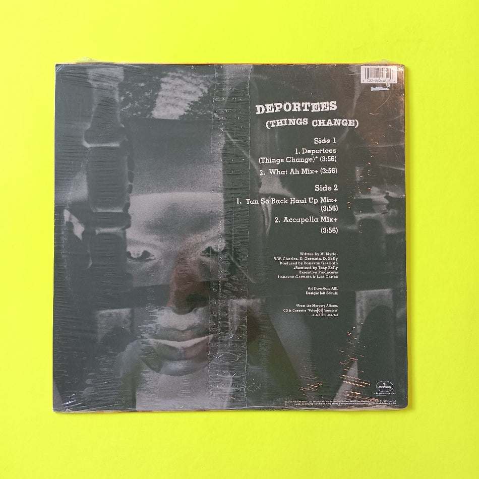 Buju Banton - Deportees (Things Change) - 1993 - 862 461-1 - New - Sealed - Vinyl