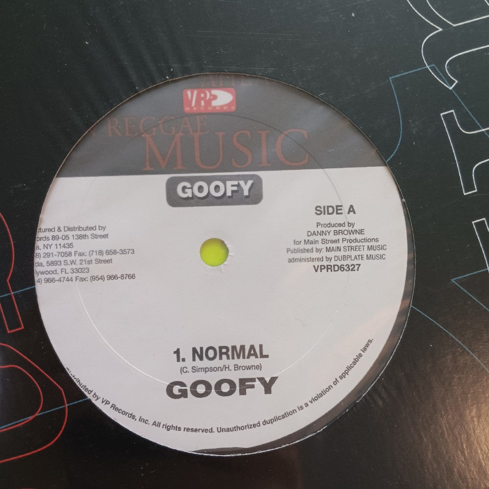 Goofy - Normal 12" - 1999 - VPRD6327 - New - Sealed - Vinyl