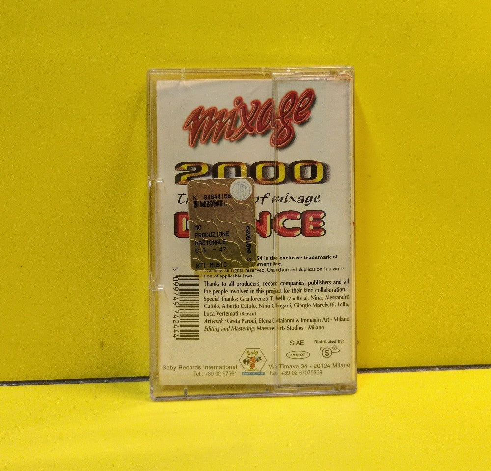 Various - Mixage (Dance 2000 The Power Of Mixage) - 1999 - 497424 4 - Used - EX - Cassettes - Italy Import