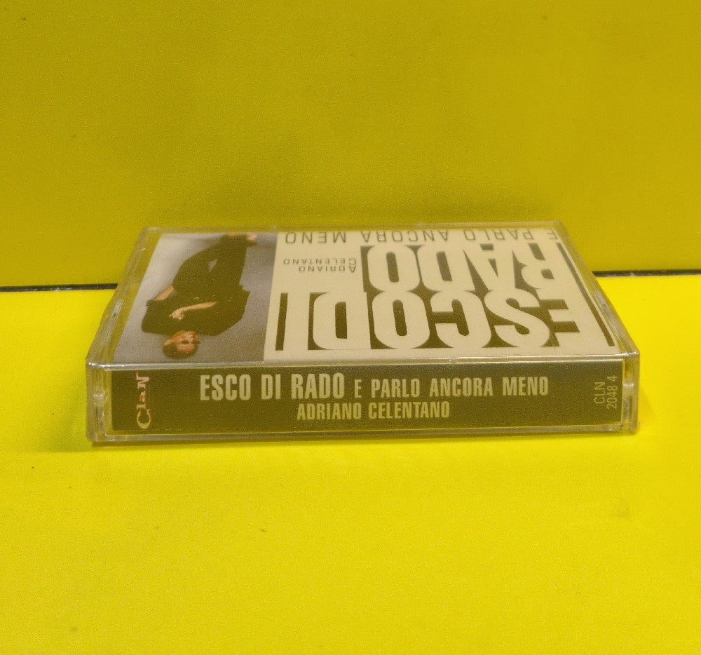 Adriano Celentano - Esco Di Rado E Parlo Ancora Meno - 2000 - CLN 2048 4 - New - Sealed - Cassettes - Italy Import