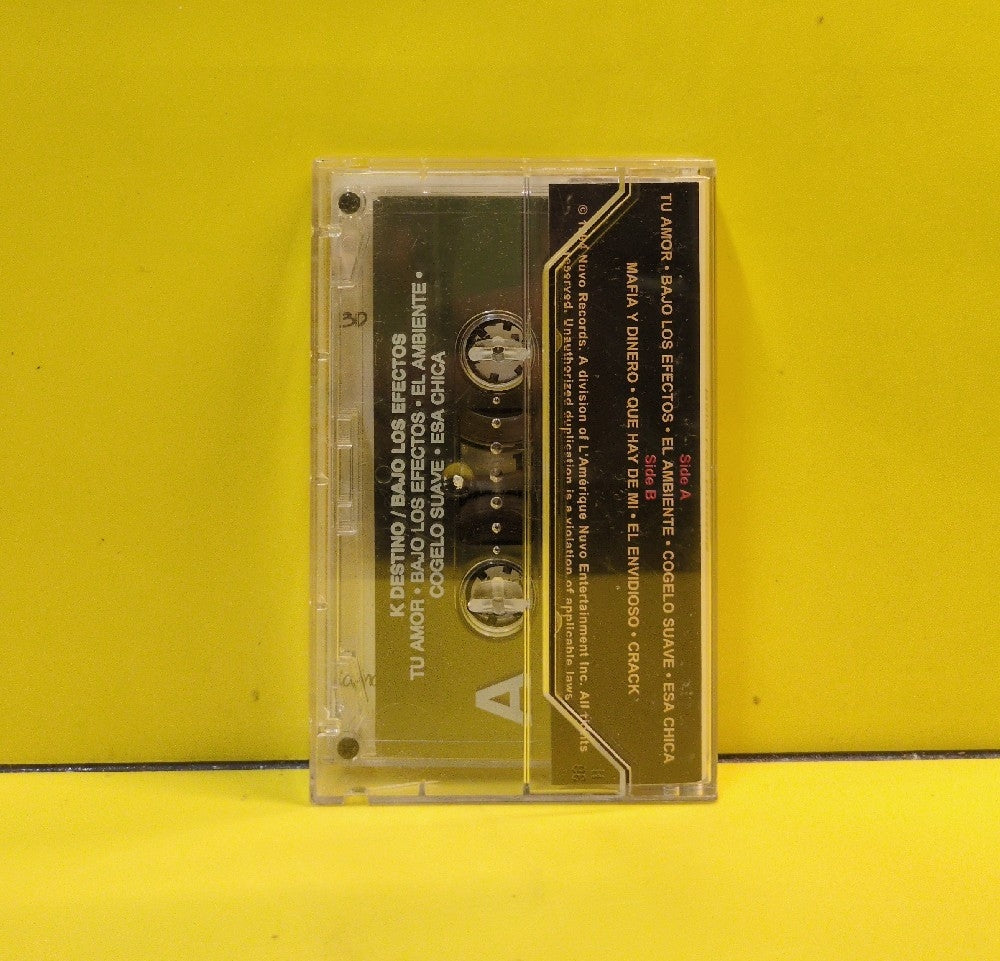 K Destino - Bajo Los Efectos - 1994 - Used - EX - Cassettes - Puerto Rican Import