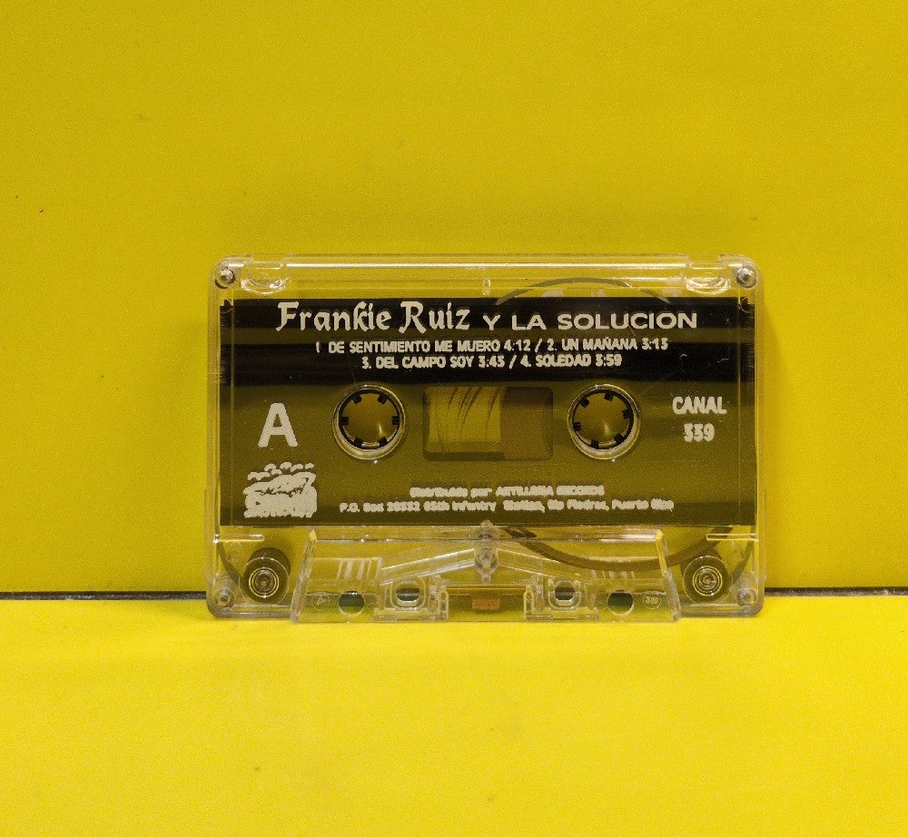 Frankie Ruiz Y La Solucion - Frankie Ruiz Y La Solucion - CANAL-339 - Used - EX - Cassettes - Puerto Rican Import