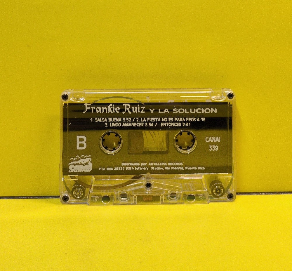 Frankie Ruiz Y La Solucion - Frankie Ruiz Y La Solucion - CANAL-339 - Used - EX - Cassettes - Puerto Rican Import