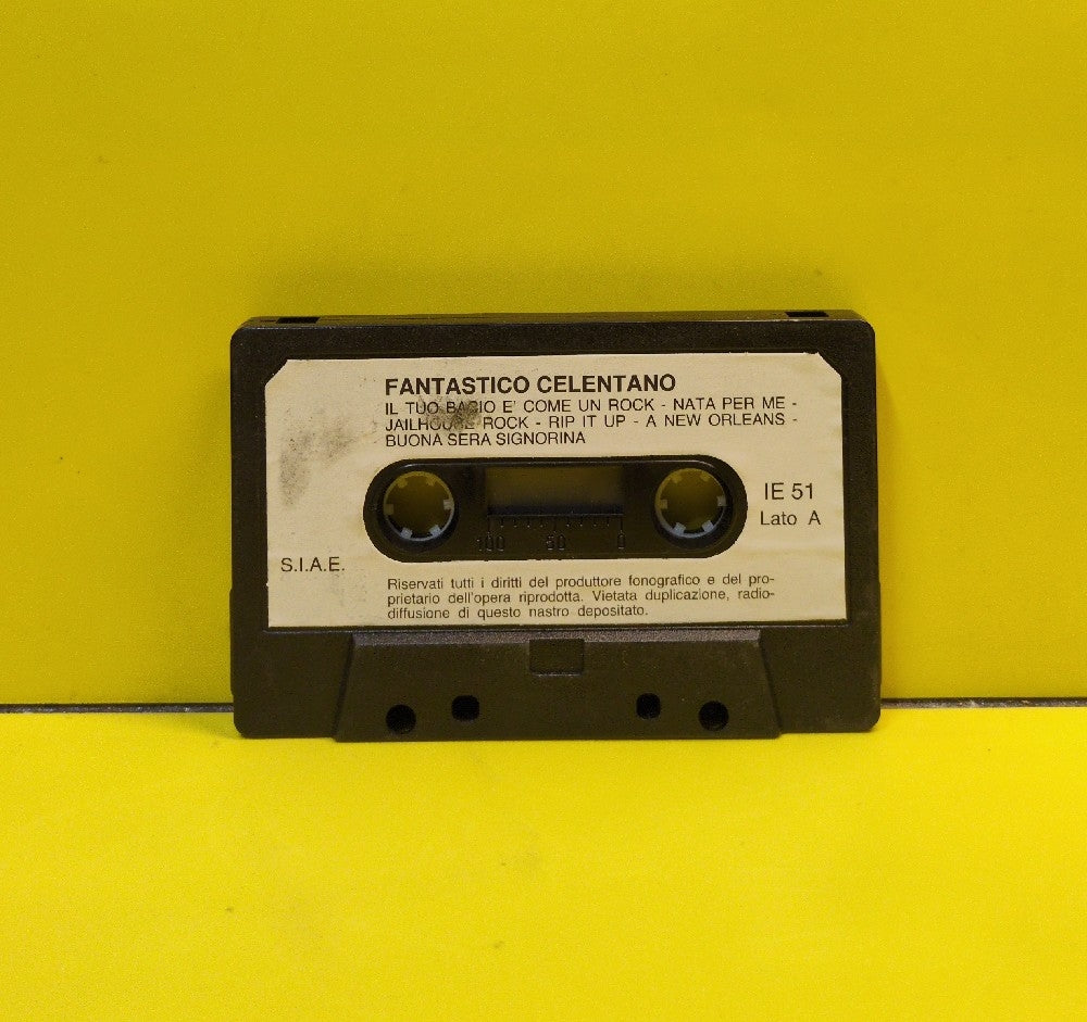 Adriano Celentano - Fantastico Celentano - IE 51 - Used - EX - Cassettes - Italy Import