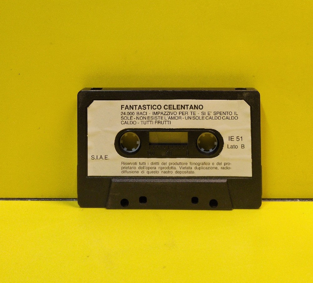 Adriano Celentano - Fantastico Celentano - IE 51 - Used - EX - Cassettes - Italy Import