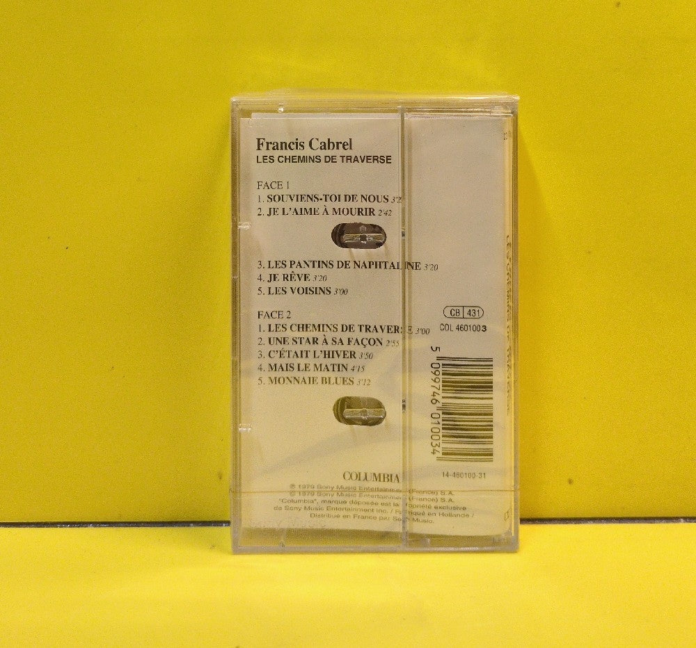 Francis Cabrel - Les Chemins De Traverse - COL 460100 3 - New - Sealed - Cassettes - Reissue - European Import