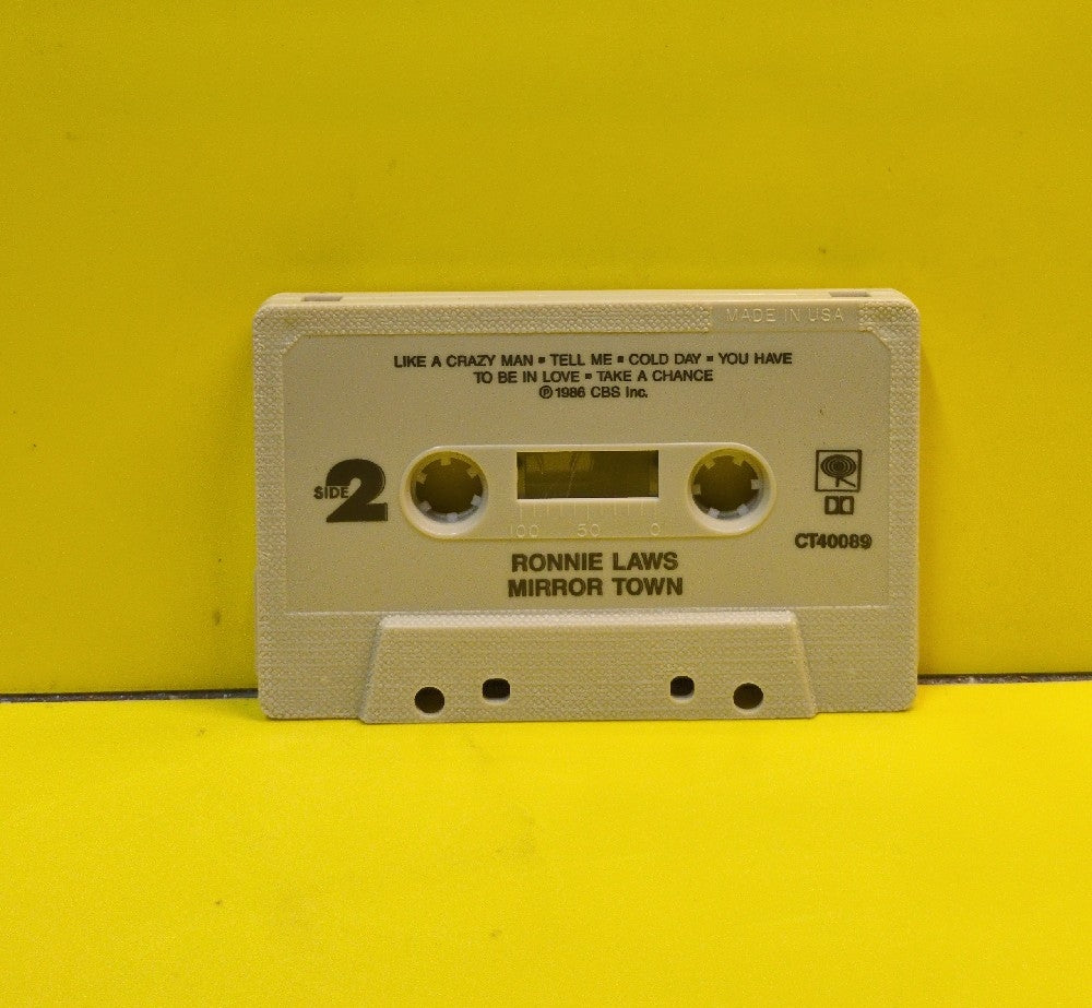 Ronnie Laws - Mirror Town - 1986 - BCT 40089 / CT 40089 - Used - EX - Cassettes - Promo