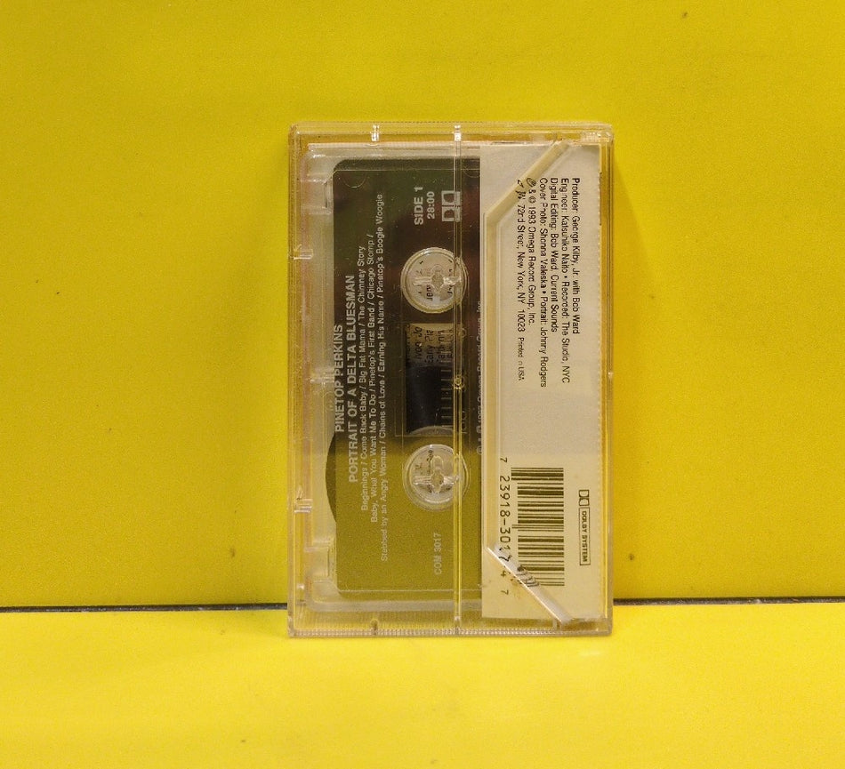 Pinetop Perkins - Portrait Of A Delta Bluesman - 1993 - COM 3017 - Used - EX - Cassettes