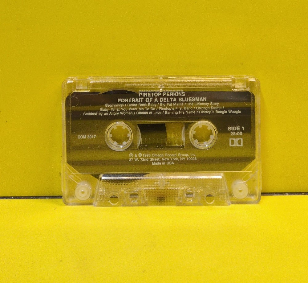 Pinetop Perkins - Portrait Of A Delta Bluesman - 1993 - COM 3017 - Used - EX - Cassettes