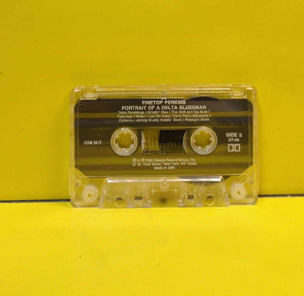 Pinetop Perkins - Portrait Of A Delta Bluesman - 1993 - COM 3017 - Used - EX - Cassettes