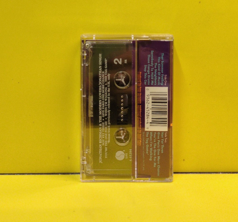 Jonathan Richman & The Modern Lovers - Jonathan Sings! - 1983 - 9 45284-4 - Used - EX - Cassettes