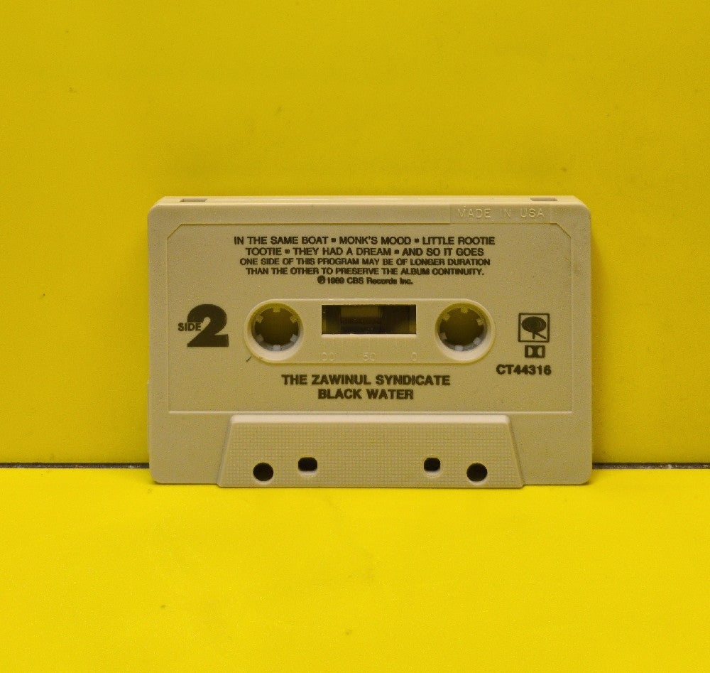 The Zawinul Syndicate - Black Water - 1989 - FCT 44316 - Used - EX - Cassettes - Promo