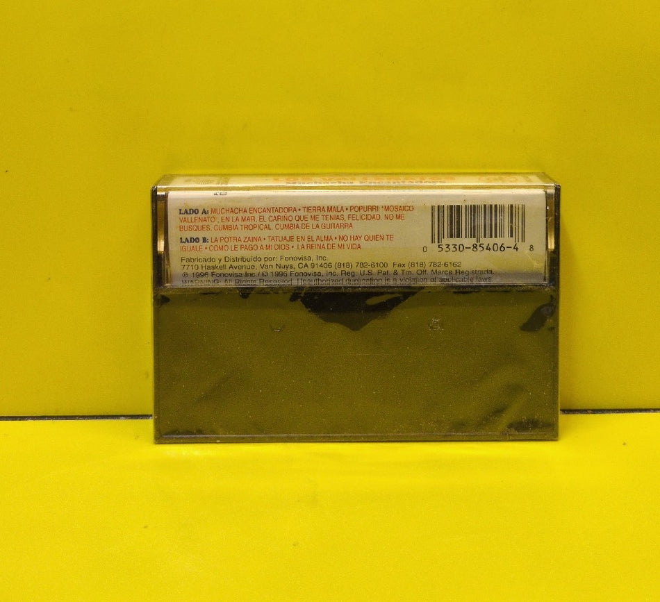 Los Vallenatos - Muchacha Encantadora - 1996 - MPC-5406 - New - Sealed - Cassettes