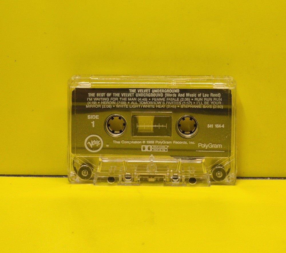 The Velvet Underground - The Best Of The Velvet Underground (Words And Music Of Lou Reed) - 1989 - 841 164-4 - Used - EX - Cassettes