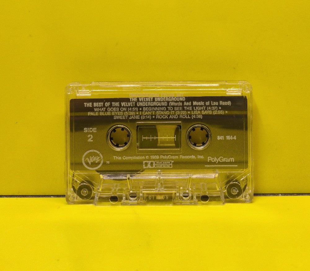 The Velvet Underground - The Best Of The Velvet Underground (Words And Music Of Lou Reed) - 1989 - 841 164-4 - Used - EX - Cassettes