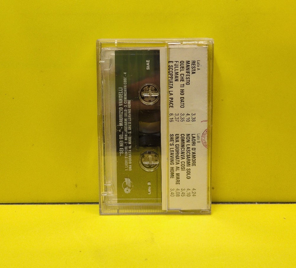 Maurizio Vandelli - Se Nei '90 - 1990 - 50 FM 13667 - Used - EX - Cassettes - Italy Import