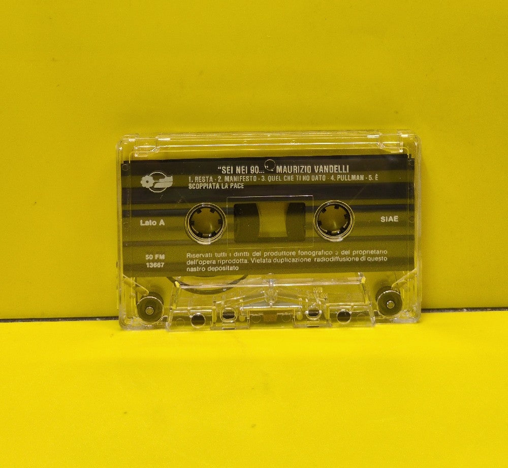 Maurizio Vandelli - Se Nei '90 - 1990 - 50 FM 13667 - Used - EX - Cassettes - Italy Import